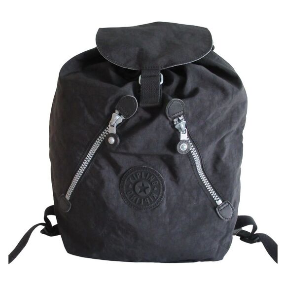 Kipling Handbags - Kipling Heritage Drawstring Backpack in Black Nylon